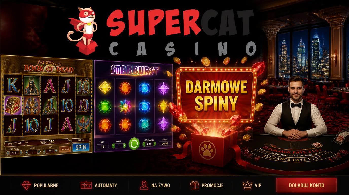 Darmowe spiny w Supercat Casino
